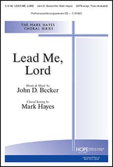 Lead Me, Lord SATB choral sheet music cover